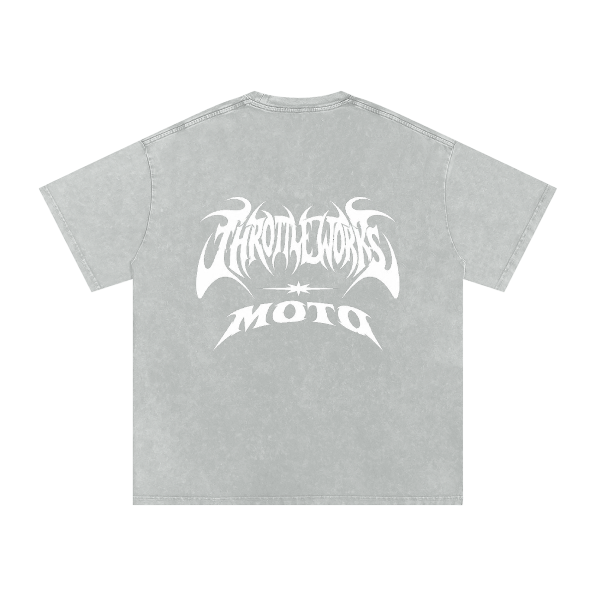 Throttle Works Oversized Washed T
