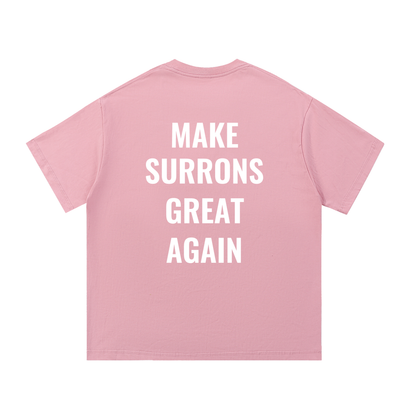 Make Surrons Great again cotton t-shirt(oversized)
